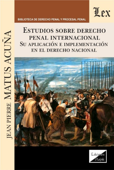 Cover des Buchs: Estudios sobre derecho penal internacional. Su aplicación