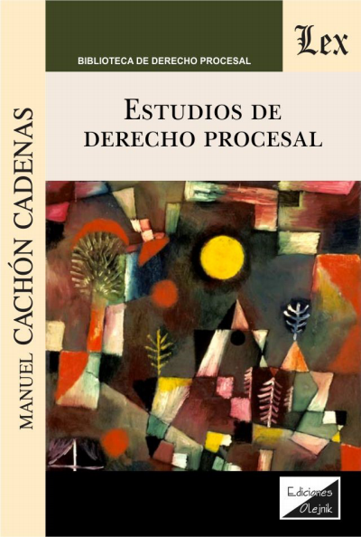 Cover des Buchs: Estudios de derecho procesal