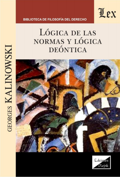 Cover of book: Logica de las normas y logica deontica