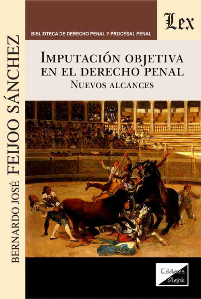 Cover des Buchs: Imputación objetiva en el derecho penal.