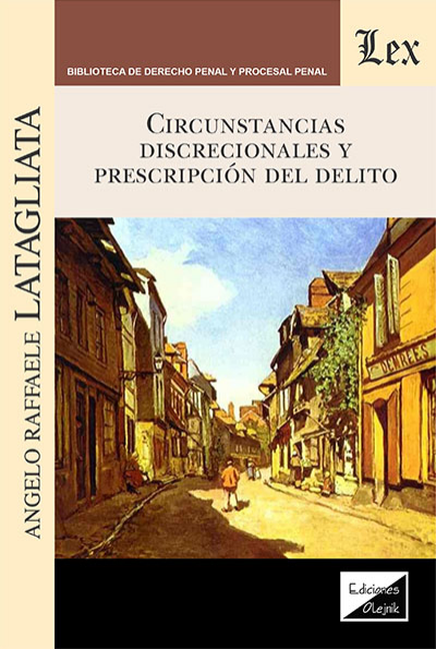 Cover des Buchs: Circunstancias discrecionales y prescripción del delito