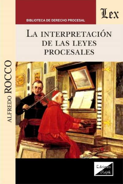 Cover des Buchs: Interpretación de las leyes procesales