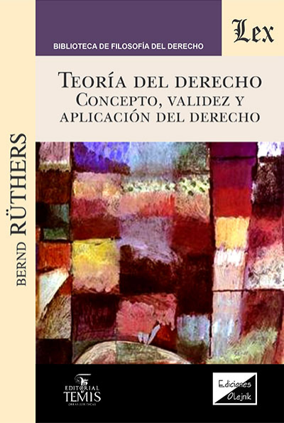 Cover of book: Teoría del derecho. Concepto, validez