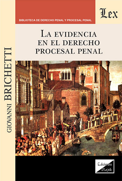 Cover des Buchs: Evidencia en el derecho procesal penal, la