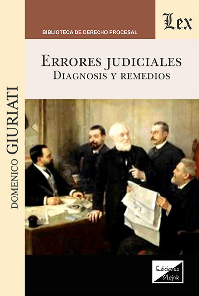 Cover des Buchs: Errores judiciales. Diagnosis y remedios