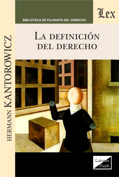 Cover of book: Definicion del derecho, la