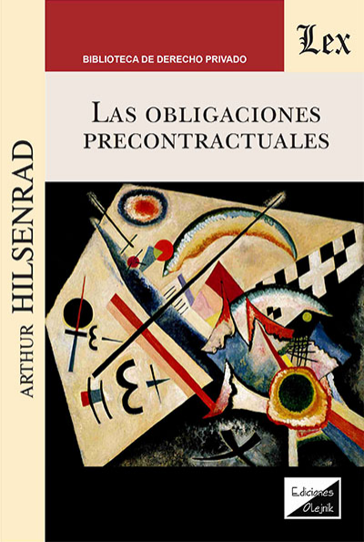 Cover des Buchs: Obligaciones precontractuales, las