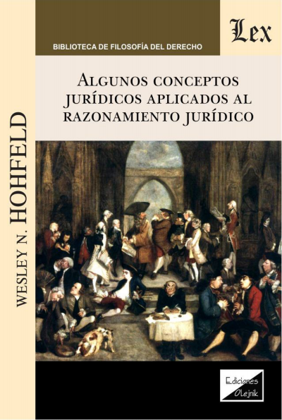 Cover of book: Algunos conceptos juridicos aplicados al razonamiento juridico
