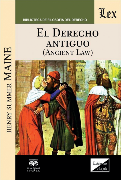 Cover of book: Derecho antiguo. Ancient law. Parte general