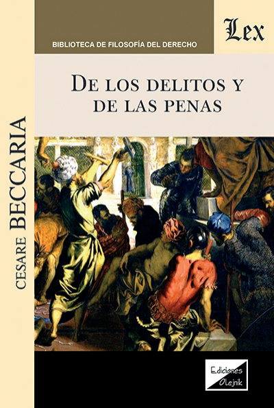 Cover of book: De los delitos y de las penas