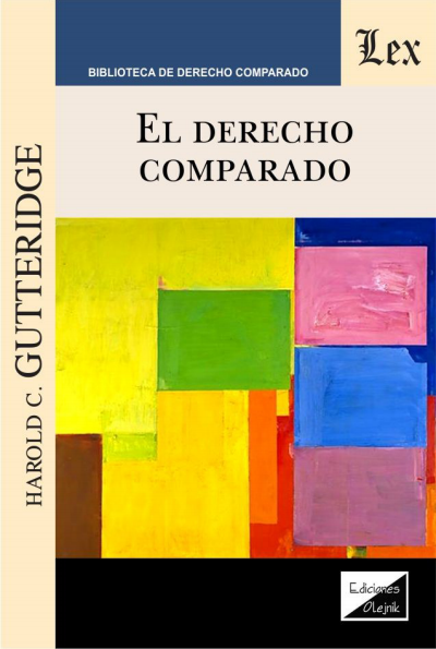 Cover of book: Derecho comparado, el