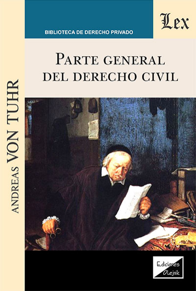 Cover des Buchs: Parte general del derecho civil