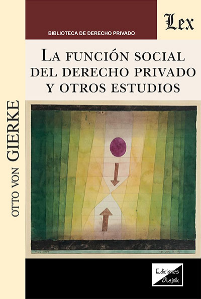Cover des Buchs: Función social del derecho privado y otros