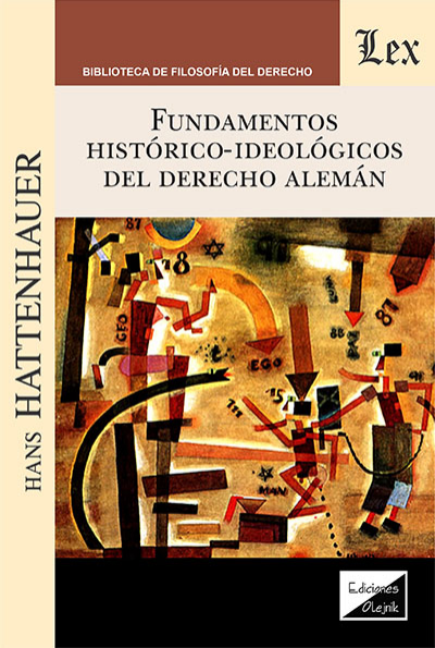 Cover des Buchs: Fundamentos históricoideológicos del derecho alemán