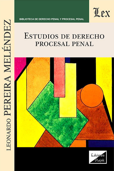 Cover des Buchs: Estudios de derecho procesal penal