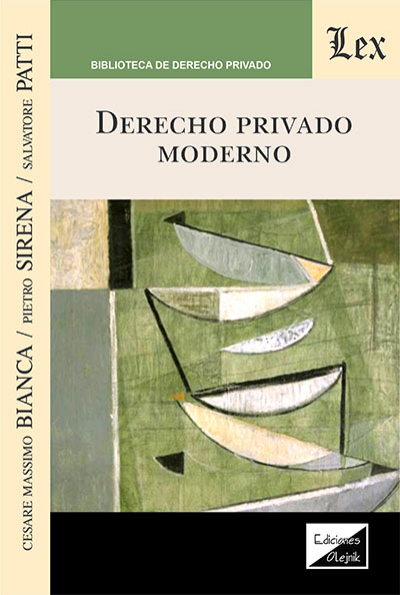 Cover des Buchs: Derecho privado moderno