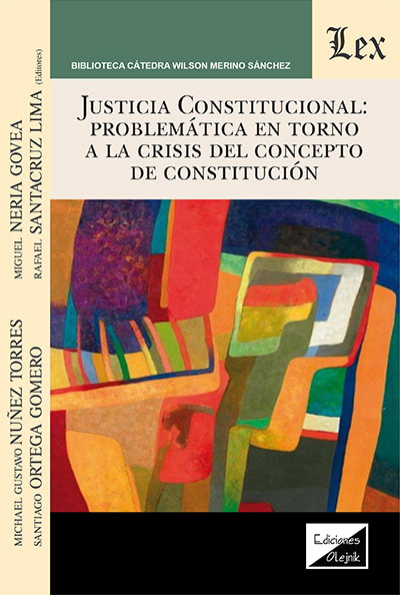 Cover of book: Justicia constitcional: problemática en torno