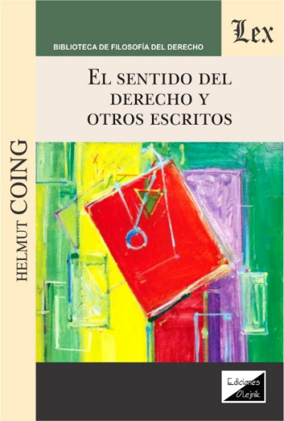 Cover des Buchs: Sentido del derecho y otros escritos