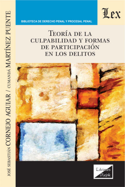 Cover des Buchs: Teoría de la culpabilidad y formas de participación en los