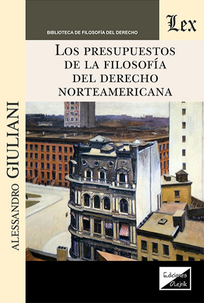 Cover des Buchs: Presupuestos de la filosofía del derecho norteamericana