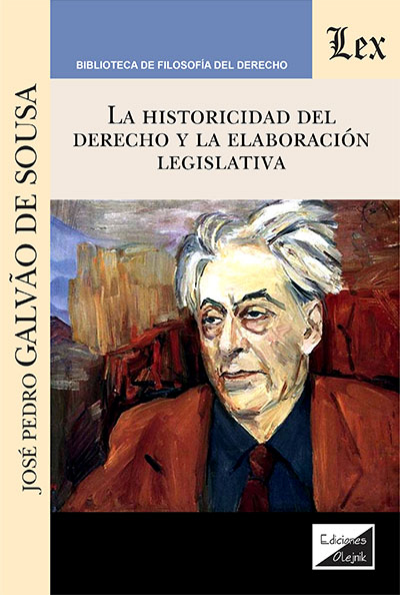 Cover des Buchs: Historicidad del derecho y la elaboracion legislativa