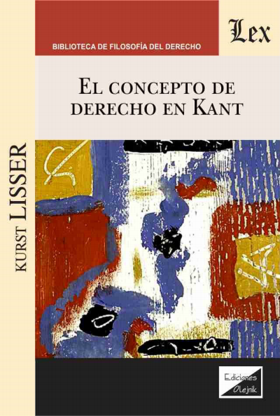 Cover des Buchs: Concepto de derecho en Kant, el