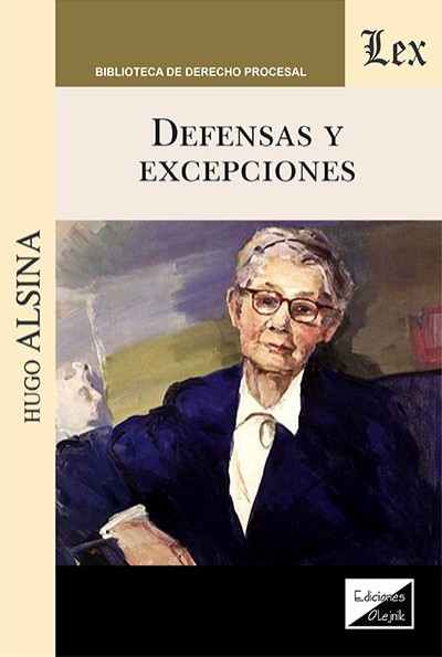 Cover of book: Defensas y excepciones