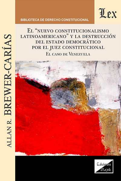 Cover of book: Nuevo constitucionalismo latinoamericano