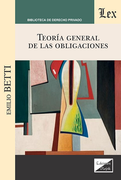 Cover des Buchs: Teoría general de las obligaciones