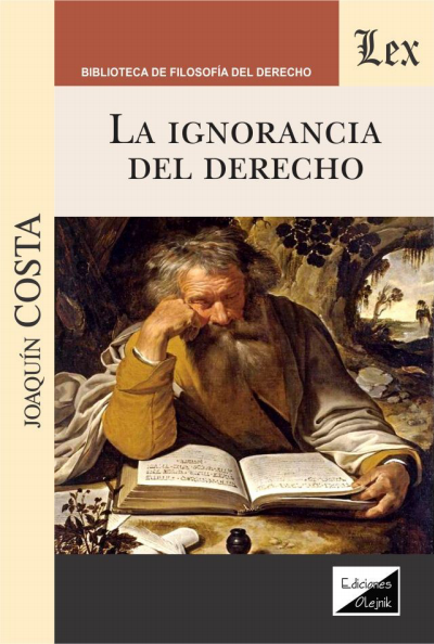 Cover des Buchs: Ignorancia del derecho, la