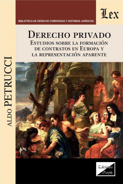 Cover des Buchs: Derecho privado. Estudios sobre la información de contratos en Europa y la representación