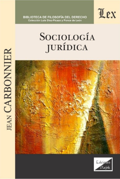 Cover des Buchs: Sociología jurídica