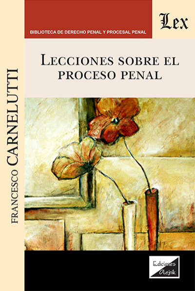 Cover des Buchs: Lecciones sobre el proceso penal
