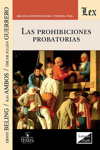 Cover of book: Prohibiciones probatorias, las