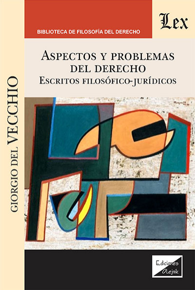 Cover des Buchs: Aspectos y problemas del derecho. Escritos