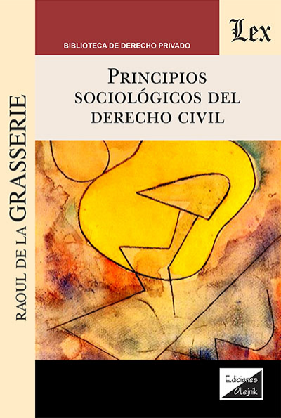 Cover des Buchs: Principios sociologicos del derecho civil