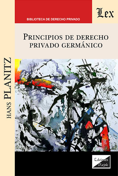 Cover des Buchs: Principios de derecho germánico