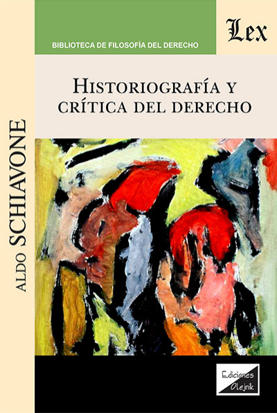 Cover des Buchs: Historiografía y crítica del derecho