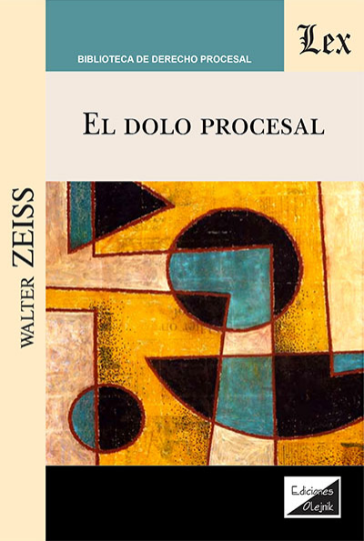 Cover of book: Dolo procesal, el