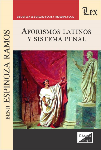 Cover des Buchs: Aforismos latinos y sistema penal