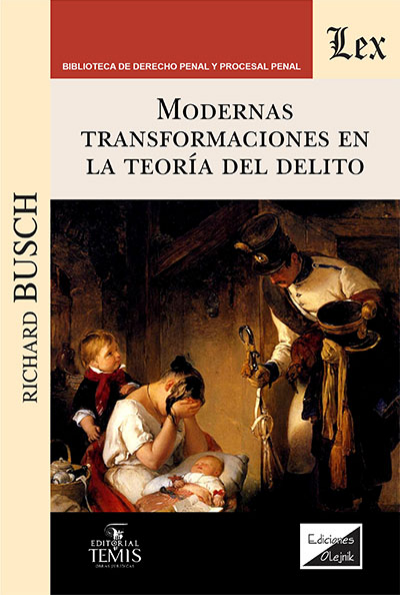 Cover of book: Modernas transformaciones en teoría delito