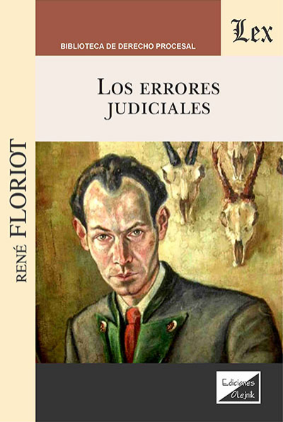 Cover of book: Errores judiciales, los