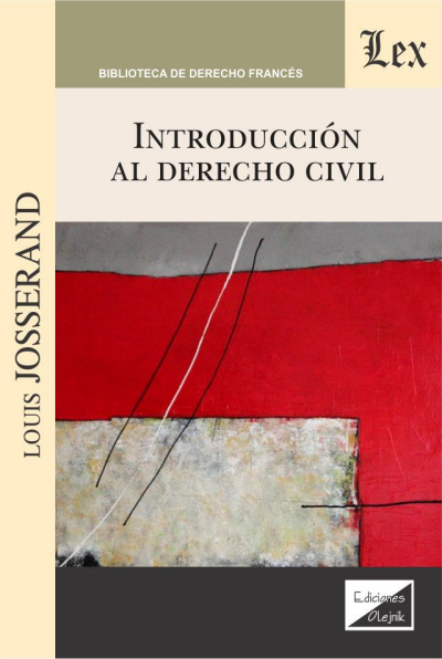 Cover des Buchs: Introducción al derecho civil