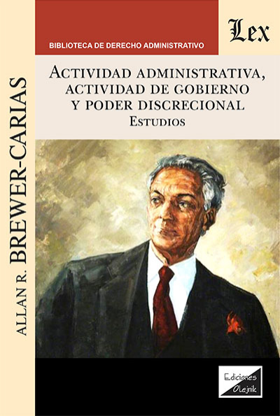 Cover of book: Actividad administrativa, actividad de gobierno