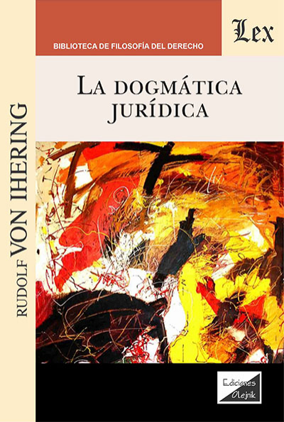 Cover des Buchs: Dogmática jurídica, la
