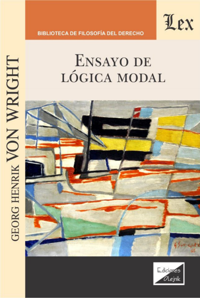 Cover des Buchs: Ensayo de lógica modal