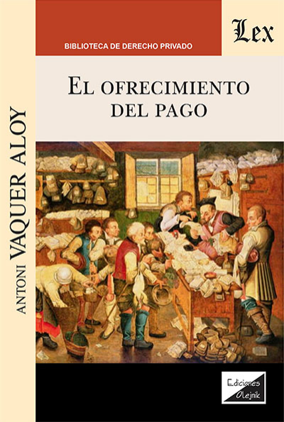 Cover des Buchs: Ofrecimiento del pago, el