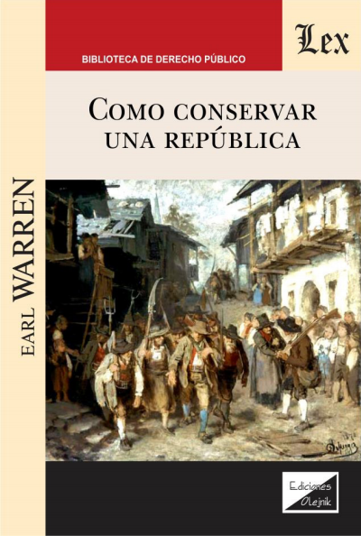 Cover of book: Como conservar una república