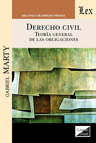 Cover des Buchs: Derecho civil. Teoría general de las obligaciones