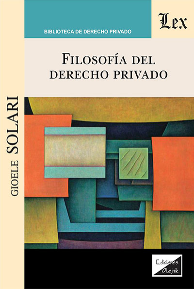 Cover des Buchs: Filosofía del derecho privado
